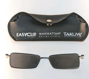 TAKUMI EasyClip Magnetic Clip On Eyewear Manhattan Design Studio Sunglasses - Picture 1 of 7