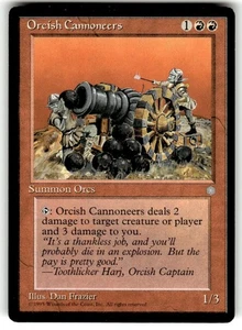 Orcish Cannoneers Ice Age Regular MTG - Picture 1 of 2