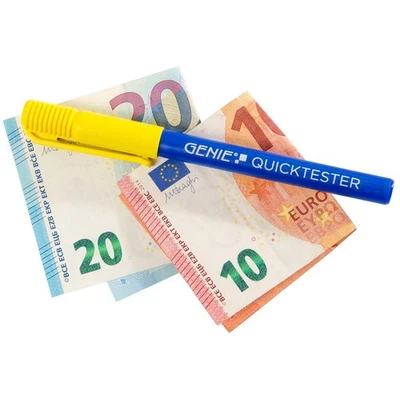 2x GENIE Geldscheinprüfstift Quicktester Marker Banknoten Geldschein Echtheit - Bild 1 von 3