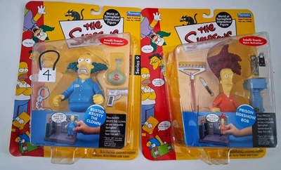 Simpsons Busted Krusty The Clown/Prison Sideshow Bob WOS Series 9 - Image 1 of 4