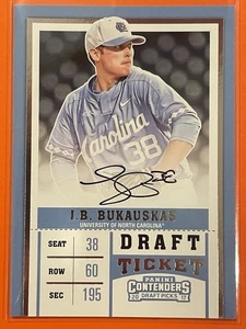2017 Panini Contenders Draft Picks JB Bukauskas Draft Ticket Auto Variation #44 - Picture 1 of 2