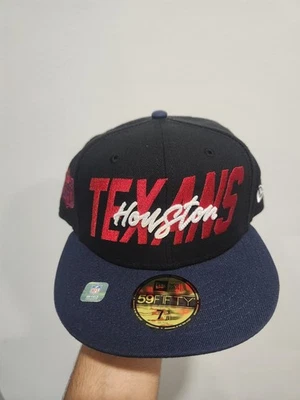 Gorra SOMBRERO Houston Texans NFL New Era OnField AJUSTADA 59Fifty Draft Talla 7 3/8 Foto 1 de 4