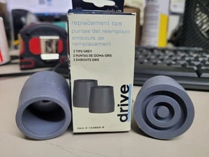 PUNTAS DE REPUESTO DE BASTÓN MÉDICO DRIVE 1 1/8" GRIS NUEVO 10386G-8 - Imagen 1 de 3