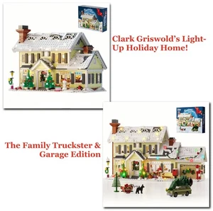 Christmas Vacation House Building Block Set – Clark Griswold’s Light-Up Holiday - Picture 1 of 13