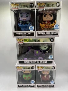 Nuevo Funko Pop! Juego de 5 POP exclusivos Funko de villanos de Disney Trains coleccionables - Imagen 1 de 7