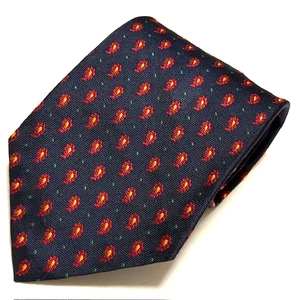 Lauren Ralph Lauren Tie Micro Paisley Old Money Luxury Dapper Sophisticated - Picture 1 of 22