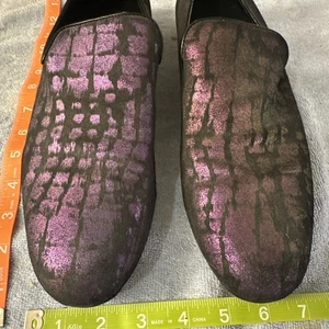 Mocasines JIMMY CHOO Sloane negros guepardo y brillo para hombre talla 43 - Imagen 1 de 8