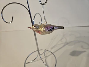 Vintage Glass Song Bird Spun Tail Christmas Ornament NO TAIL - Picture 1 of 7
