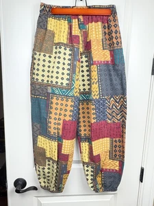 Pantalones Globo Urban Outfitters Medianos Patchwork Boho Sueltos Urban Streetwear - Imagen 1 de 6