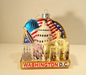 Kurt Adler City Scapes Noble Gems White House Ornament - Picture 1 of 7
