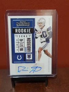 Biglietto Panini Contenders 2020 Darius Anderson Rookie Auto 297 Indianapolis Colts - Foto 1 di 2