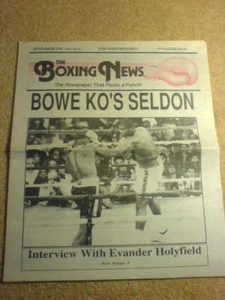 DIE BOXNACHRICHTEN - September 1991 - BOWE gegen SELDON - Bild 1 von 1