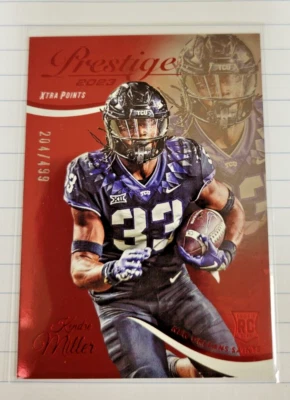 2023 Panini Prestige Ruby Parallel #'d/499 Kendre Miller ROOKIE Card - Image 1 of 2
