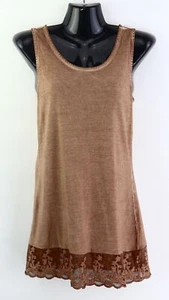 Tanktop Gr. 38 Braun Damen Sommer-Top Shirt Bluse Oberteil RPW - Bild 1 von 1