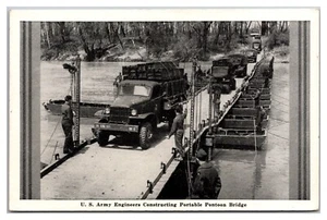 US Army Engineers Construct Portable Ponton Bridge Deuce & A Half Greenville PA - Bild 1 von 2