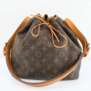 Louis Vuitton Monogram Petit Noe Shoulder Bag M42226 P4238AG704 - Picture 1 of 24