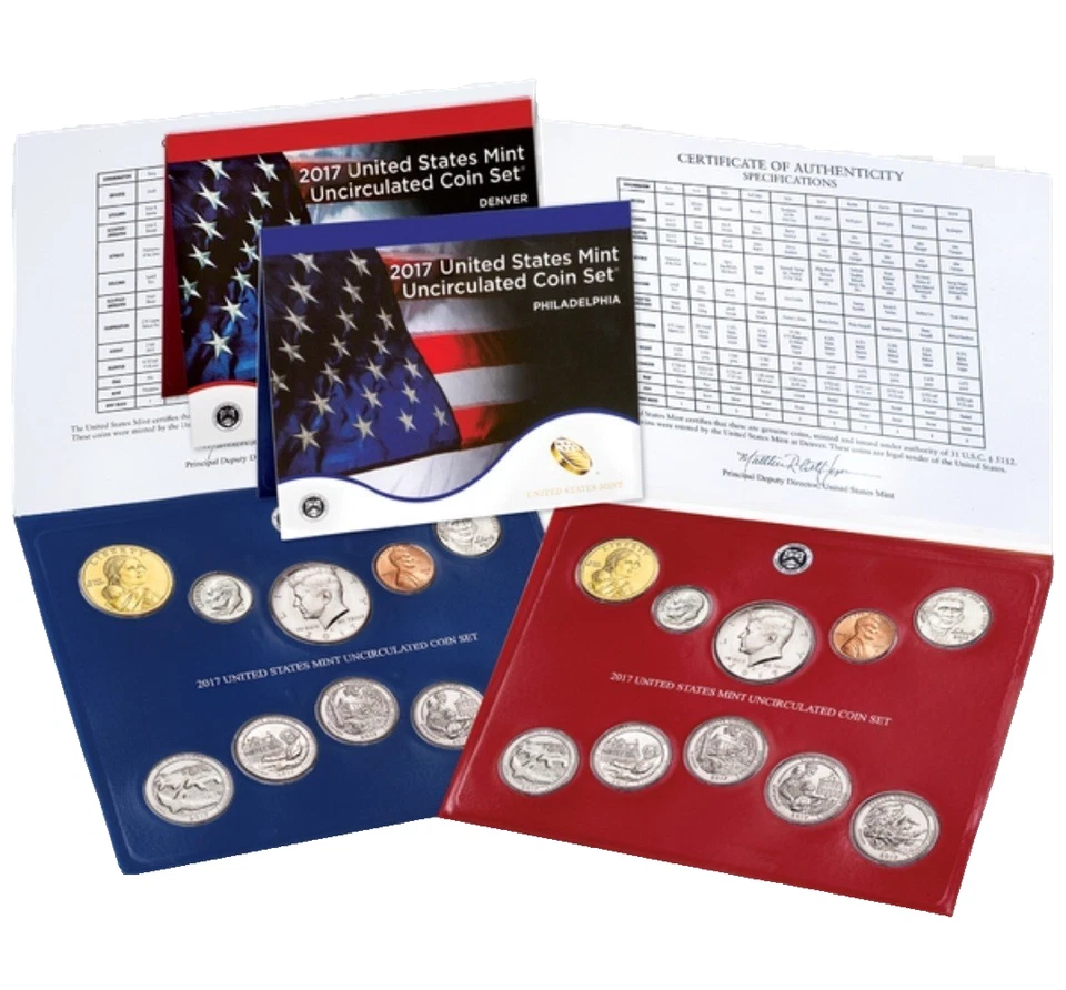 2017 P + D UNITED STATES ORIGINAL GOVERNMENT 20 COIN SET CH BU LOT 0335 - Image 1 of 4