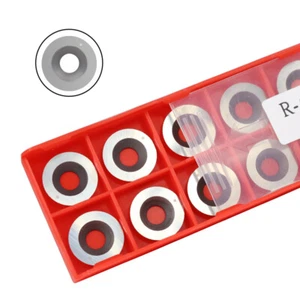 12mm Round Carbide Inserts Replacement Cutters for Wood Lathe Turning Tool - Picture 1 of 12
