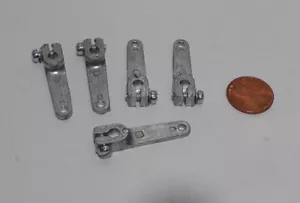 Lote de 5 piezas de unión de brazo pivotante eslabón de acelerador pequeño de bajo perfil de aluminio - Imagen 1 de 7