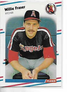 1988 Fleer Willie Fraser Card - Picture 1 of 1