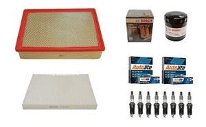 SERVICE KIT FILTERS SPARK PLUGS FOR CADILLAC ESCALADE 6.2L V8 2007-2014 - Picture 1 of 2