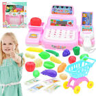 Supermarket Till Kids Cash Register Toy Gift Set Child Girl Shop Role Play