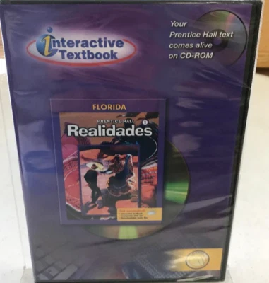 REALIDADES 1 Interactive Textbook (FL)  CD-ROM Prentice Hall NEW/SEALED - Image 1 of 2