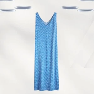 Ex Hush Women’s Sleeveless Midi Jersey Dress in Blue (Defect) - Picture 1 of 3