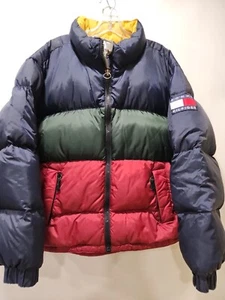 Vintage Tommy Hilfiger puffer jacket 90's tommy down jacket XL - Picture 1 of 13
