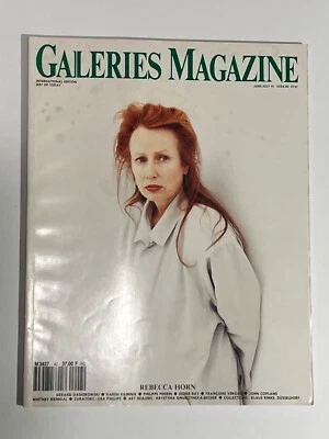 French GALERIES Magazine JUN/JUL 1991 N°43 90s international Art REBECCA HORN !! - Image 1 of 4