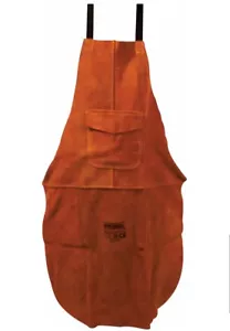 Premium braune Lederschweißer / Schweißen / Schreiner / Gärtner Sicherheitsschürze - Bild 1 von 1