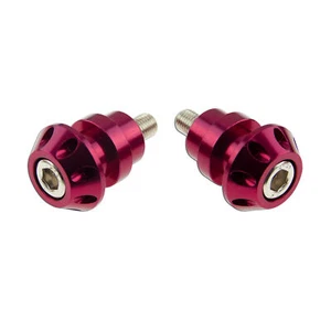 10mm Slider CNC Red For Kawasaki Ninja ZX Shooter Swingarm Stand Spools Lift - Picture 1 of 2