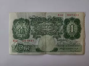 Catterns £1 Bank of England banknote X61 887431 - Picture 1 of 2