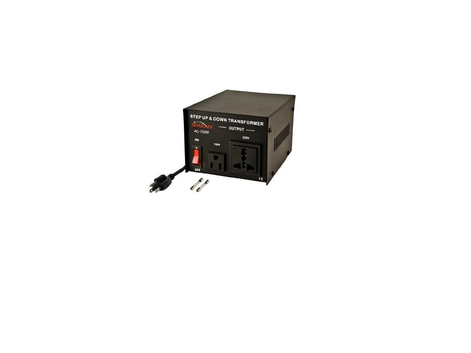 Simran AC-750 Voltage Power Converter Step up Down Transformer 110 Volt 220 Volt - Image 1 of 1