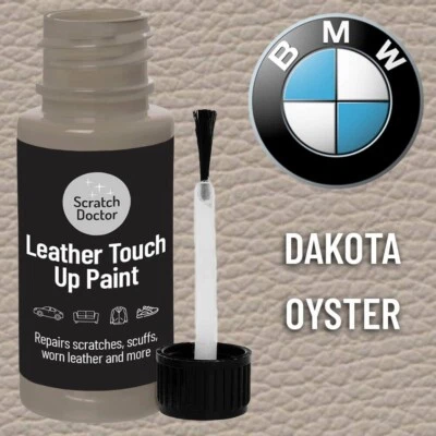 THE SCRATCH DOCTOR Pintura de reparación de asiento de coche retoque cuero ostra BMW DAKOTA
