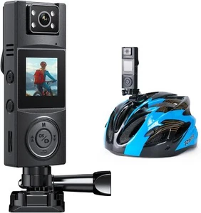 BOBLOV Körperkamera Max.256G, 2K & Nachtsicht Action Kamera Für Radler/Outdoor - Bild 1 von 9