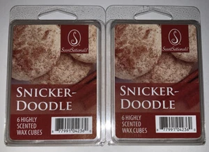 ScentSationals SNICKER-DOODLE cera altamente perfumada se derrite 2 paquetes/2,5 OZ cada uno - Imagen 1 de 2