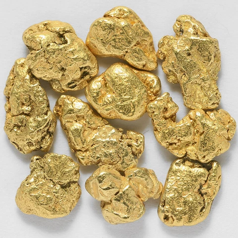 10 pcs Alaska Natural Gold - Size 1-2mm - TV Gold Rush Alaska (#1-1) Cover