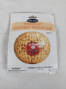 Rite Lite Passover Inflatable Matzah Ball 19" Diameter NEW NIP - Picture 1 of 4