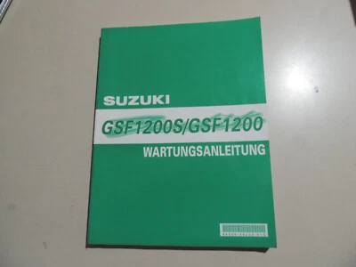 Werkstatthandbuch  Suzuki GSF 1200 / S  Bandit K1 WVA9 Modelljahr 2001 - Bild 1 von 4