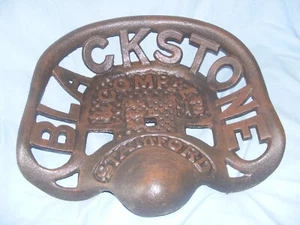 Asiento de tractor Blackstone de hierro fundido pesado hombre barra de cueva garaje café granja Stamford - Imagen 1 de 3