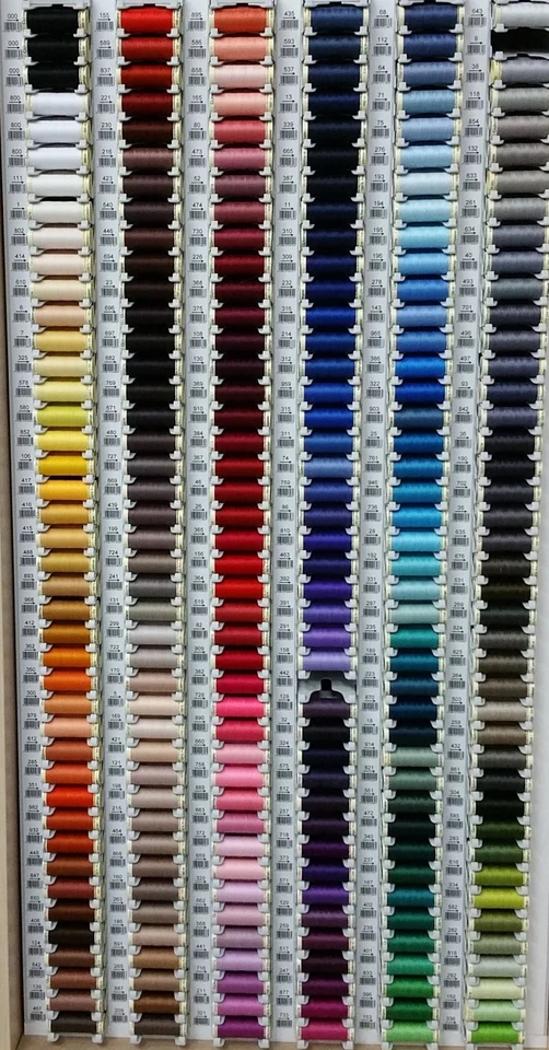 Gutermann Sew All Thread 100% Polyester x 100m - Black, Grey and Neutral Shades - Image 1 of 1