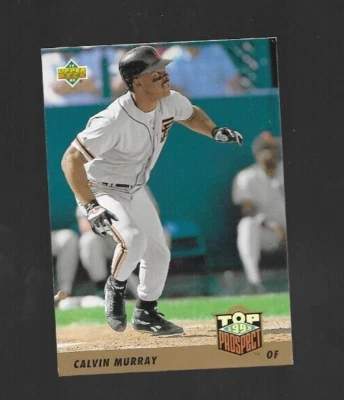 Calvin Murray 1993 UD Series 2 1993 Top Prospect #432 San Francisco Giants - Image 1 of 2