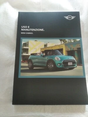 MINI Cabrio MANUALE USO MANUTENZIONE Originale 2016 PERFETTO - Immagine 1 di 4