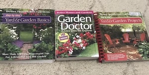 Set Of 3 Yard And Garden Project And Help Books! By Better Homes and Gardens EUC - Picture 1 of 5