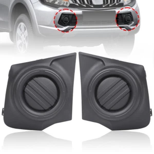 Front Bumper Left & Right Fog Light Cover For Mitsubishi L200 Triton 2015-2018 - Foto 1 di 12