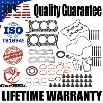 Juego de juntas de culata para Kia Sorento/Sedona+Hyundai Santa Fe 3,3 L V6 2013-2020 3CGA0 Foto 1 de 4