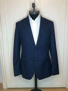 Lovely Hackett 100% Wool Hopsack Checked Jacket BNWOT RRP £500 Working Cuffs - Picture 1 of 8