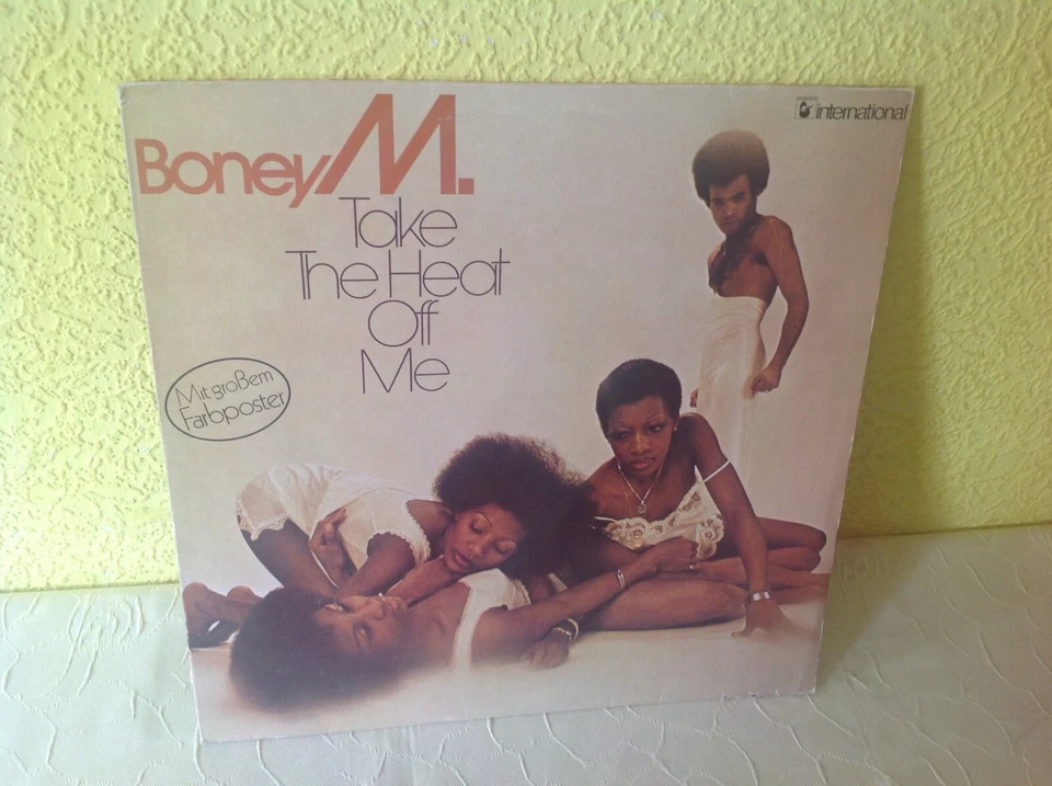 Boney M (LP, Vinyl) TAKE THE HEAT OFF ME [HANSA 27573 OT **German press +Poster] - Image 1 of 4