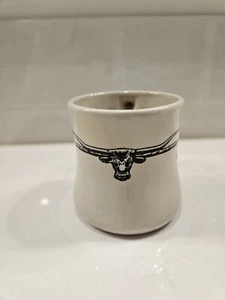Sky Ranch Hartstone Texas Longhorn Heavy Restaurant Coffee Mug  - Picture 1 of 8